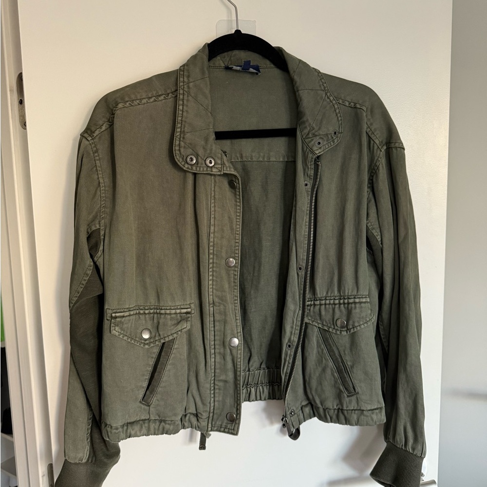 Splendid Olive Utility Jacket - image 1